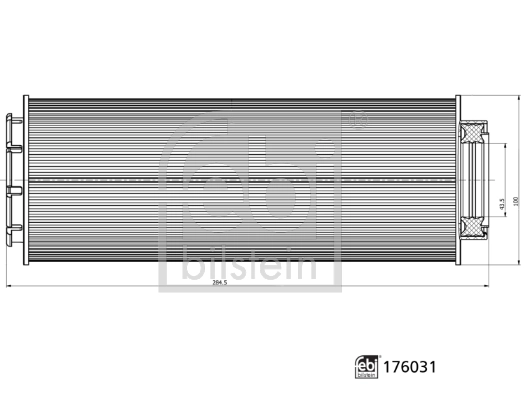 Filtr paliwa Febi 176031 cena, od 62,70 USD
