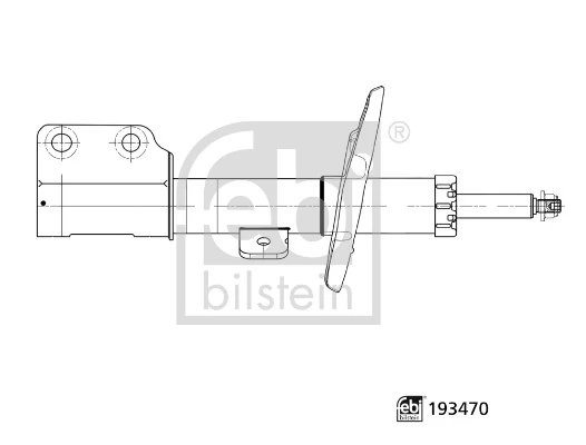 Amortyzator przedni Peugeot/Citroen 9832560180
