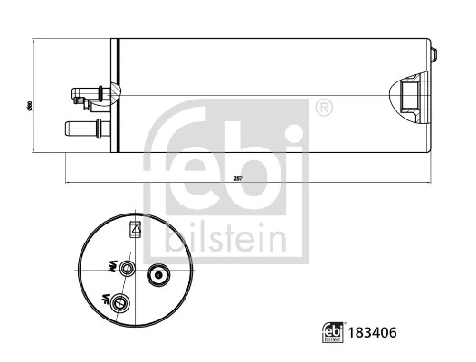 Filtr paliwa Febi 183406 cena, od 7,81 USD