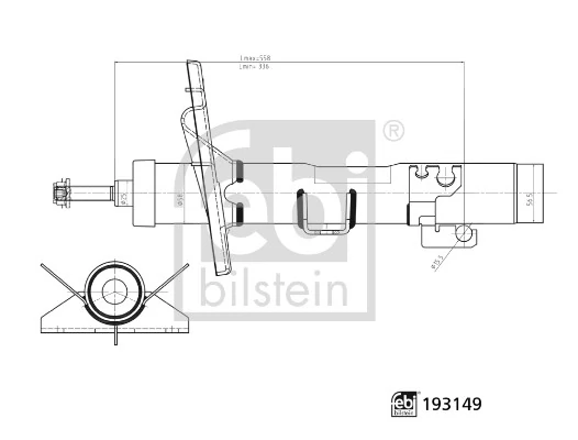 Amortyzator przedni 7219G Magneti Marelli