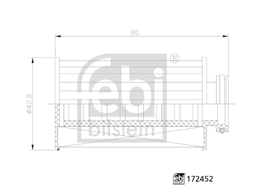 Filtr AdBlue 2655853 Scania