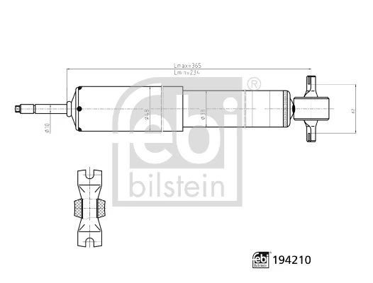 Do koszyka 4851139685 Toyota Amortyzator przedni