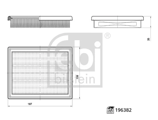 165460392R Renault (RVI) Filtr powietrza