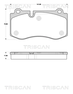 Klocki hamulcowe przednie tarczowe Mercedes S sedana (W221) (2005 - 2013) cena, od 39,48 USD