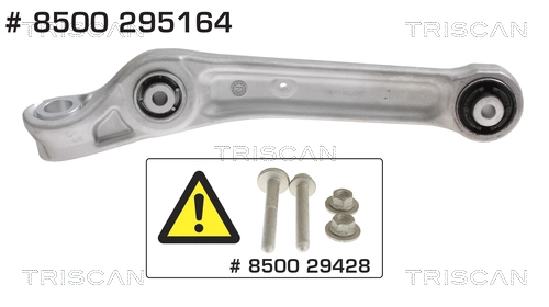 Do koszyka Wahacz zawieszenia przedniego dolny lewy Audi A5 Sportback F5A, F5F
