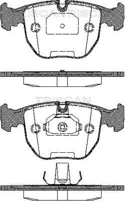  Klocki hamulcowe przednie tarczowe BMW X3 