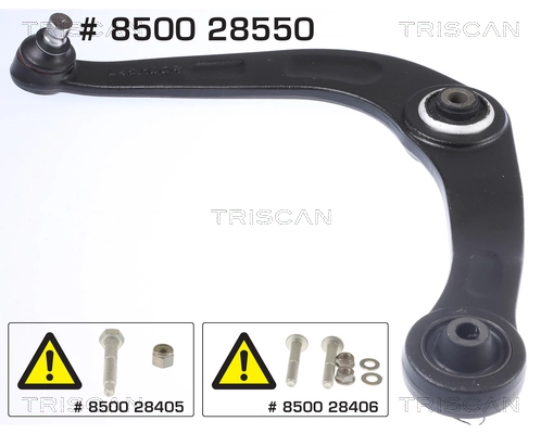 Wahacz zawieszenia przedniego dolny lewy do Peugeot 206  2A/C