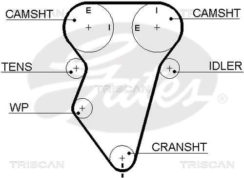 Do koszyka Pasek rozrządu, zestaw Chevrolet Aveo I T200