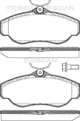 Klocki hamulcowe przednie tarczowe do Land Rover Discovery II LJ ,LT
