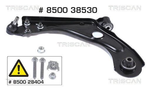 Wahacz zawieszenia przedniego dolny lewy 9846329780 Peugeot/Citroen