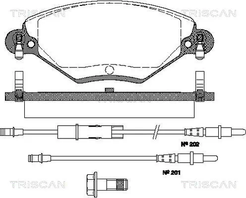  Klocki hamulcowe przednie tarczowe Citroen C5 1