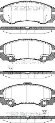 Klocki hamulcowe przednie tarczowe Ford 1605002 cena, od 15,73 USD