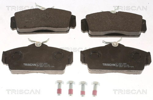 Klocki hamulcowe przednie tarczowe Peugeot/Citroen 1617266480 cena, od 15,09 USD