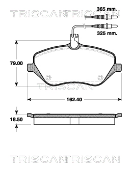 Klocki hamulcowe przednie tarczowe Peugeot 607 sedana (9D, 9U) (2000 - 2010) cena, od 43,45 USD