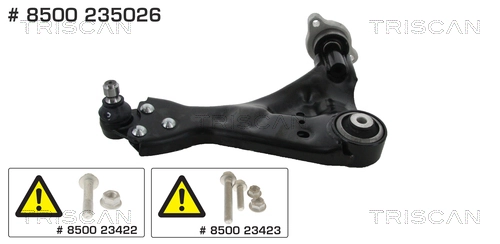 Do koszyka A6393301201 Mercedes Wahacz zawieszenia przedniego dolny lewy