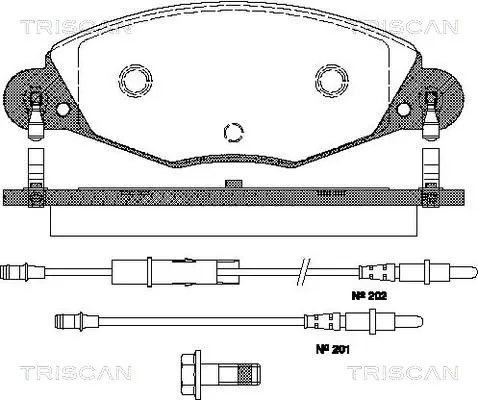Klocki hamulcowe przednie tarczowe do Citroen C5 I DE
