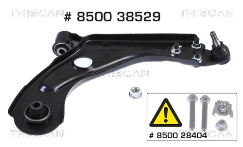 Wahacz zawieszenia przedniego dolny prawy do Peugeot 308 II LB, LP, LW, LH, L3