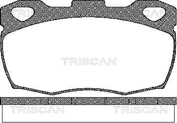 STC1275 Land Rover Klocki hamulcowe przednie tarczowe