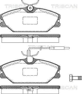 Klocki hamulcowe przednie tarczowe Renault Safrane I hatchback (B54) (1992 - 1996) cena, od 27,77 USD