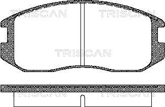 Klocki hamulcowe przednie tarczowe Mitsubishi Lancer V sedana (CB, CD, CE) (1991 - 1996) cena, od 21,76 USD
