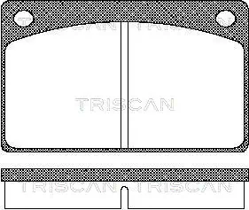 Klocki hamulcowe przednie tarczowe do Volvo 240  P242, P244
