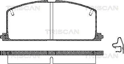 Klocki hamulcowe przednie tarczowe do Toyota Camry II V2
