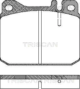 Klocki hamulcowe przednie tarczowe Mercedes E sedana (W123) (1976 - 1985) cena, od 27,05 USD