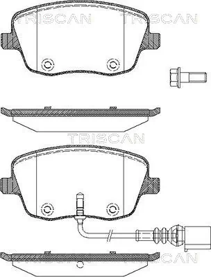 Do koszyka 1617271180 Peugeot/Citroen Klocki hamulcowe przednie tarczowe