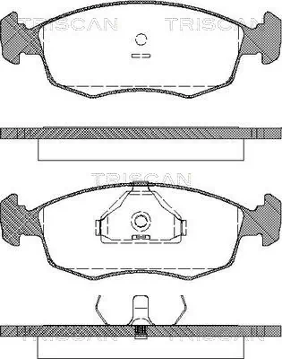 Klocki hamulcowe przednie tarczowe Fiat/Alfa/Lancia K2AMD7757AA cena, od 22,66 USD