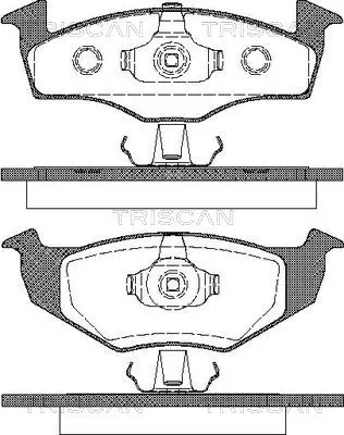 Klocki hamulcowe przednie tarczowe Volkswagen Polo III hatchback (6N2) (1999 - 2001) cena, od 23,35 USD