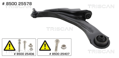 545050399R Nissan/Infiniti Wahacz zawieszenia przedniego dolny lewy