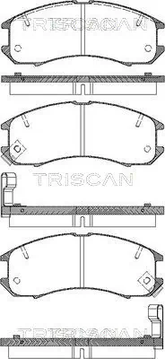 Klocki hamulcowe przednie tarczowe do Mazda 626 III GD