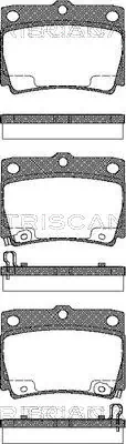Okładziny (klocki) do hamulców tarczowych tylne Mitsubishi Pajero SPORT I SUV (K90) (1996 - 2009) cena, od 20,43 USD