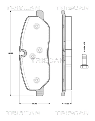Do koszyka Klocki hamulcowe przednie tarczowe Land Rover Discovery III LR3