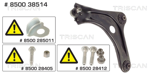 Wahacz zawieszenia przedniego dolny lewy Citroen C3 I hatchback (FC) (2002 - 2009) cena, od 52,29 USD