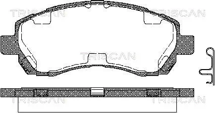 Klocki hamulcowe przednie tarczowe do Subaru Legacy I BC
