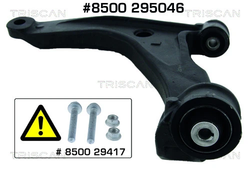 Do koszyka Wahacz zawieszenia przedniego dolny lewy Volkswagen Multivan T5 7HM, 7HN, 7HF, 7EF, 7EM, 7EN