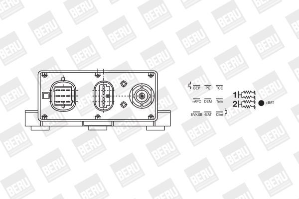 Przekaźnik świec żarowych Renault 19 II hatchback (B53, C53) (1992 - 1995) cena, od 64,96 USD