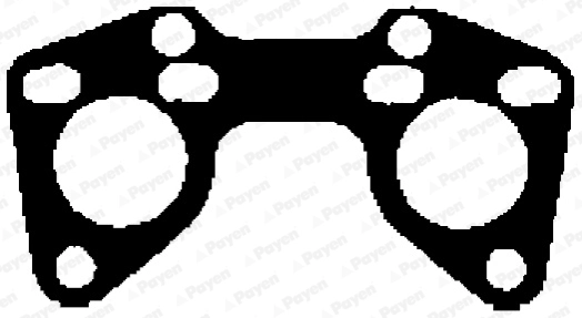 Uszczelka kolektora wydechowego Peugeot 206 