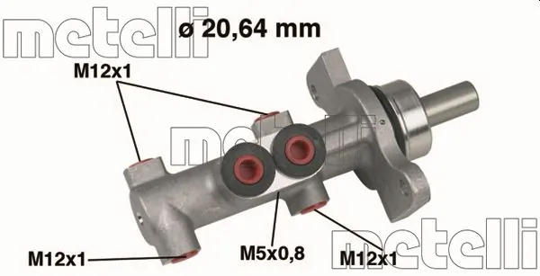 Główny cylinder hamulców do Citroen C8 EA, EB