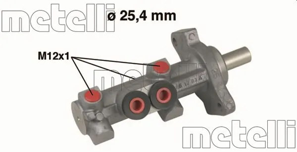 Do koszyka Główny cylinder hamulców Mercedes ML/GLE  W163