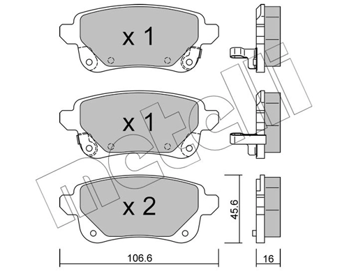 Klocki hamulcowe Renault CAPTUR