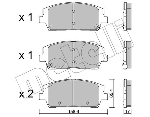 Klocki hamulcowe KIA Sorento