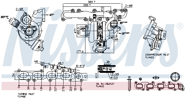 Turbina Nissens 93505
