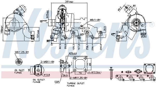 Turbina Jaguar X-type sedana (CF1) (2001 - 2009) cena, od 181,24 USD