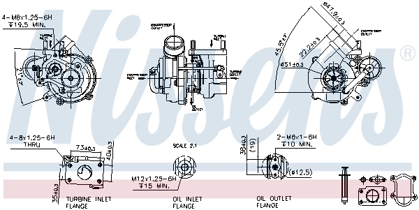 Turbina Nissens 93158