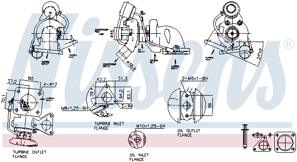 Turbina Nissens 93075