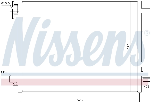 940321 Nissens Chłodnica klimatyzacji