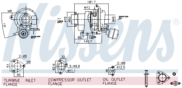 Turbina do Mercedes A  W168