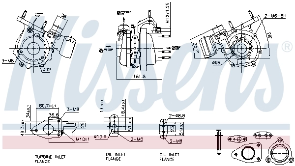 Turbina Nissens 93436 cena, od 584,37 USD